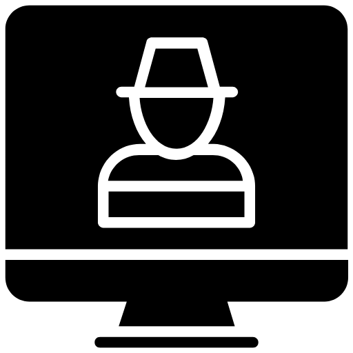 computer hacker icon