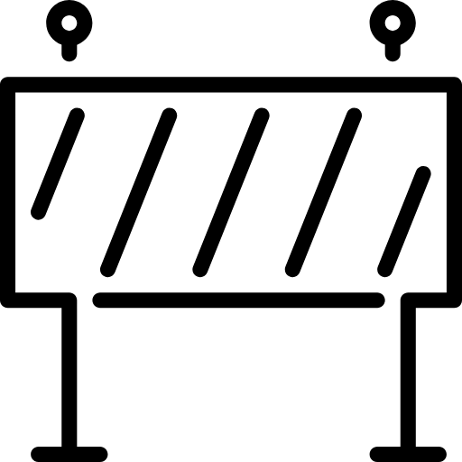 construction sign icon