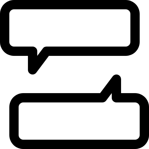 conversation speech balloons icon
