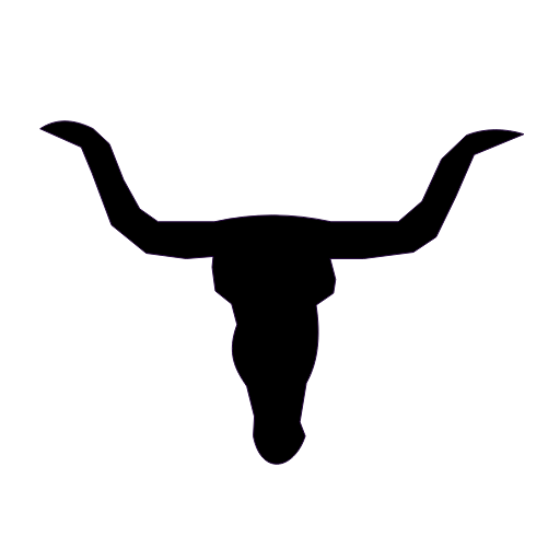 cow skull icon
