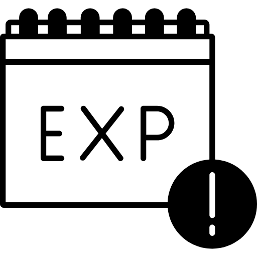 date exclamation icon