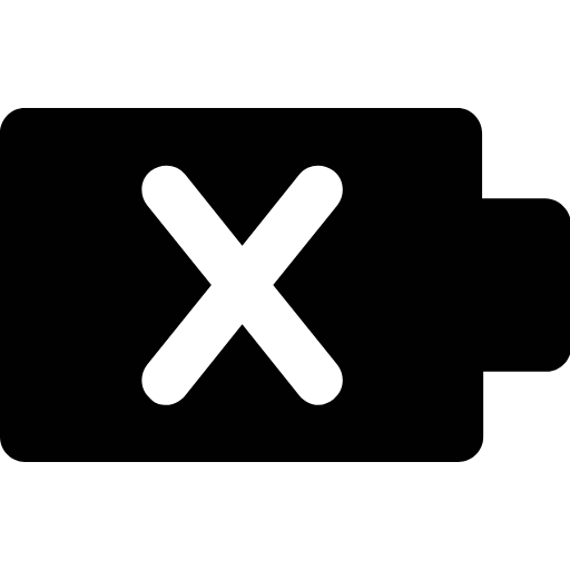 dead battery icon