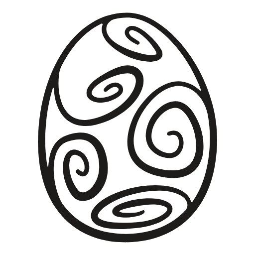 decorated egg icon