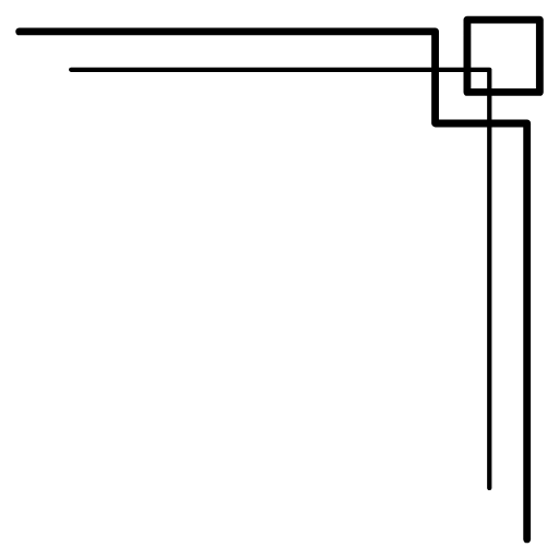 decorative corner icon
