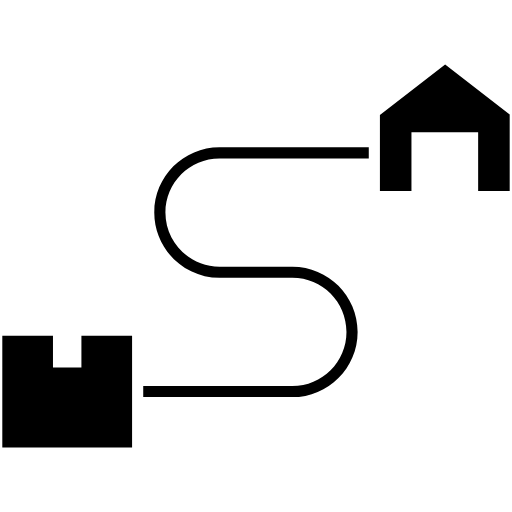 delivery route icon