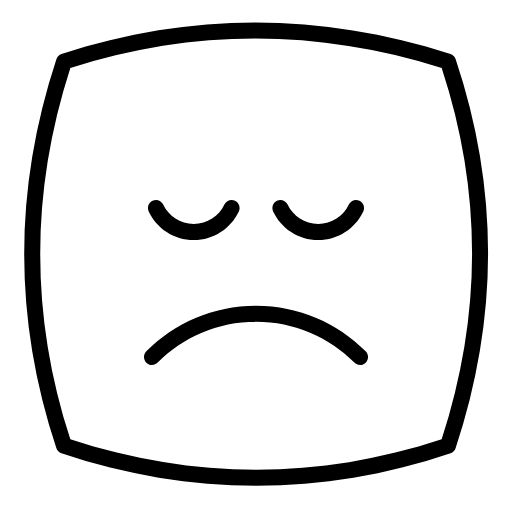 disappointed icon