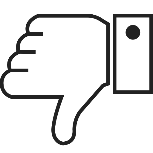 dislike icon