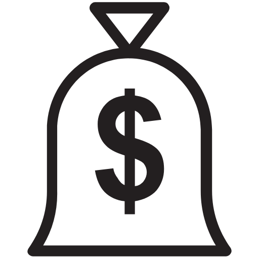 dollar sack icon