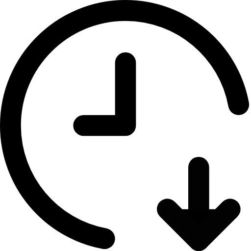 download clock icon