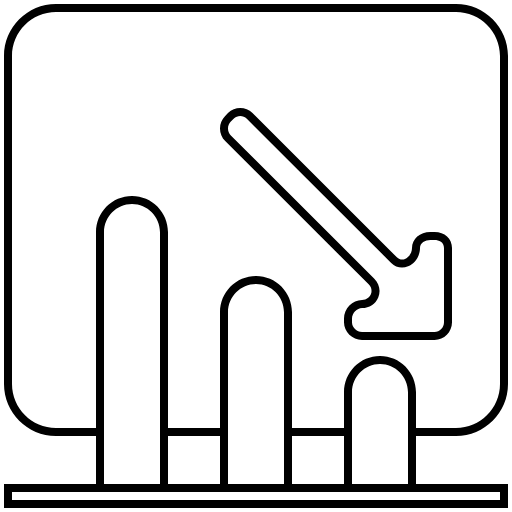 downtrend icon