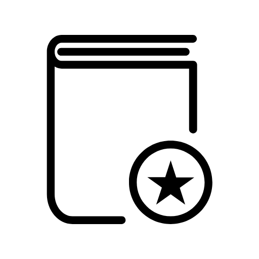 e-book favorite icon