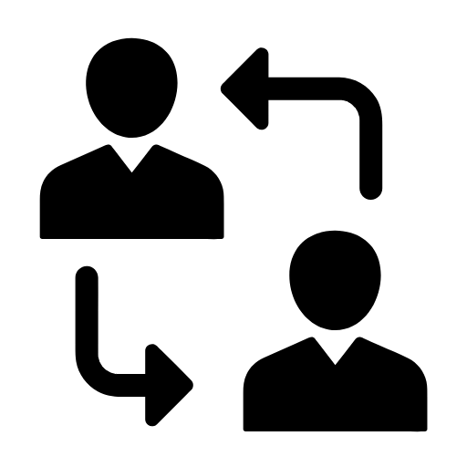 employee exchange icon