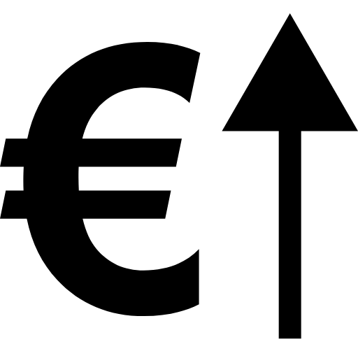 euro up icon