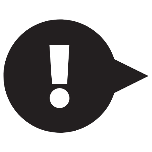 exclamation mark icon