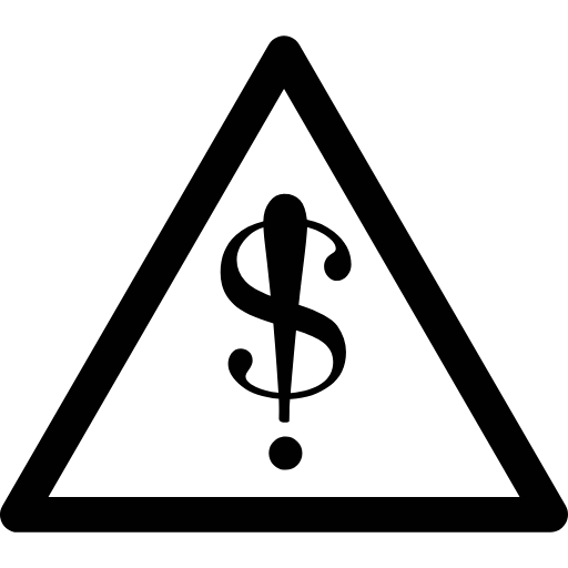 financial risk icon