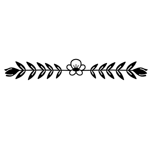 floral divider icon