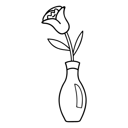 flower vase icon