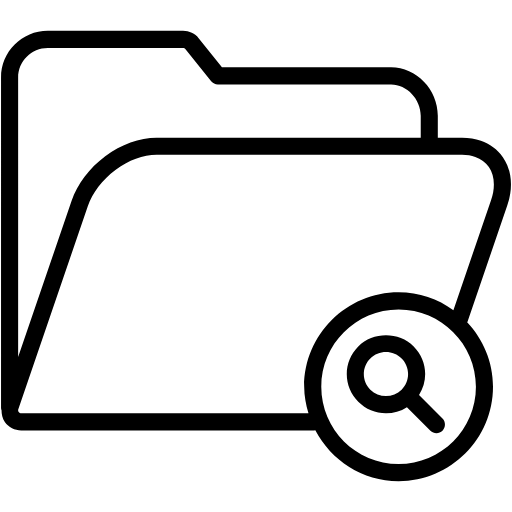 folder glass icon