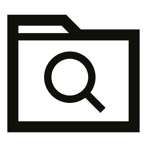folder search icon