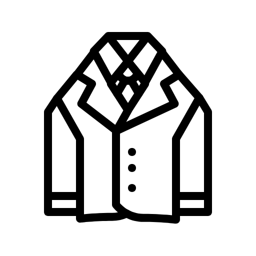 formal suit icon