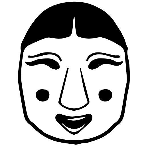 girl mask icon