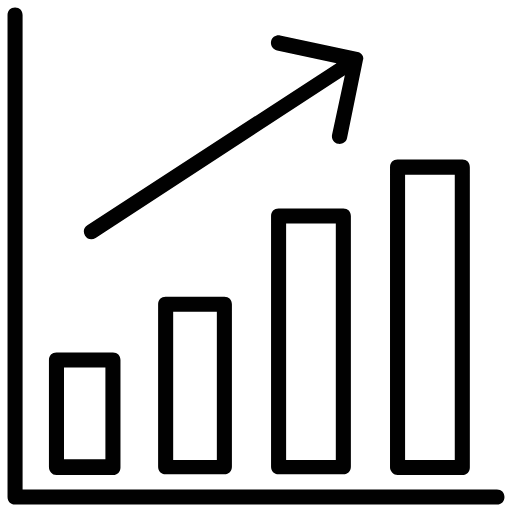 growth chart icon
