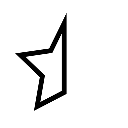half star icon