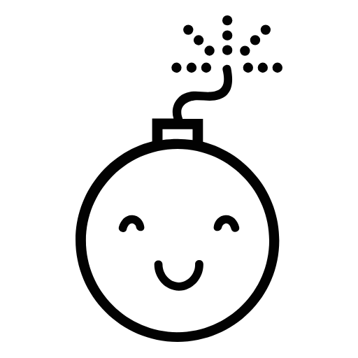 happy bomb icon