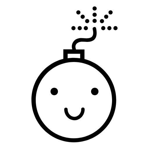 happy bomb icon