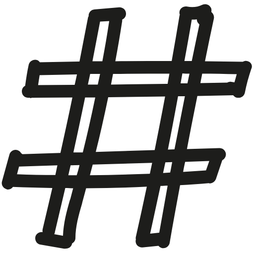 hashtag icon