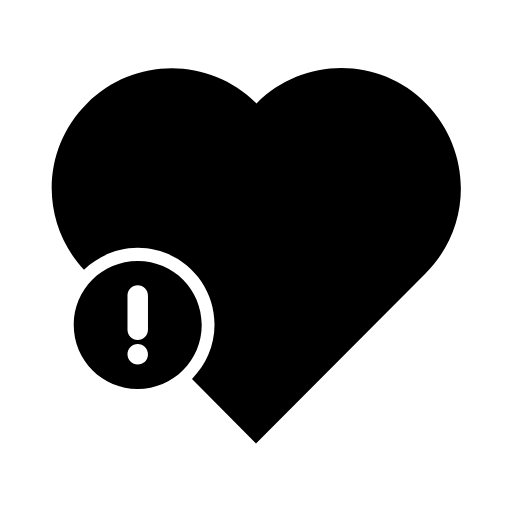 heart alert icon