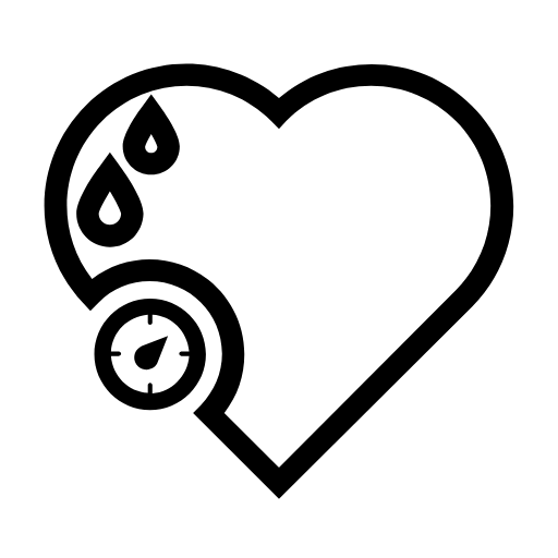 heart blood pressure icon