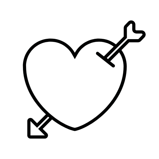 heart cupid icon