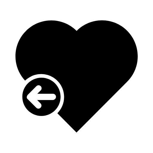 heart left icon