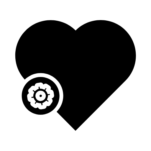 heart settings icon