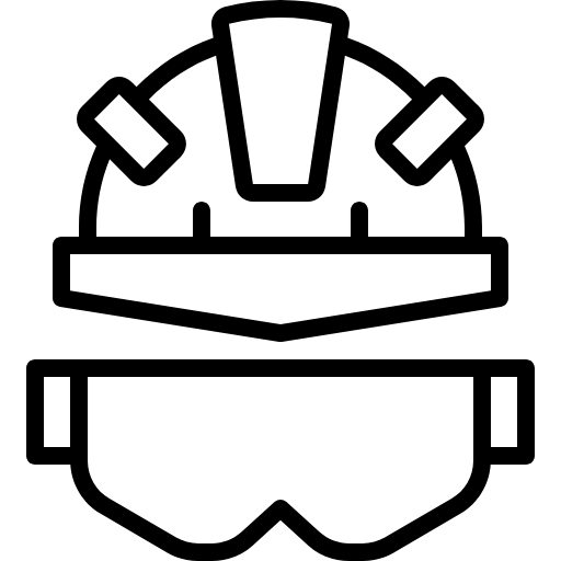 helmet glasses icon