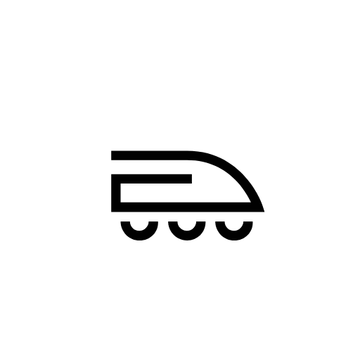 high speed train icon