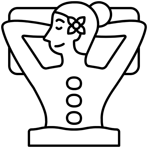 hot stone massage icon
