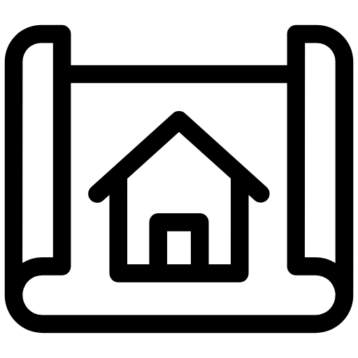 house blueprint icon