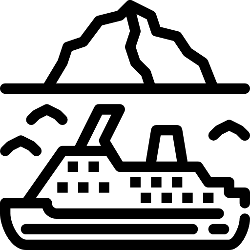 ice breaking cruise icon