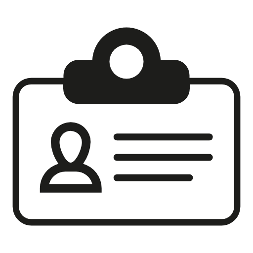 id badge icon