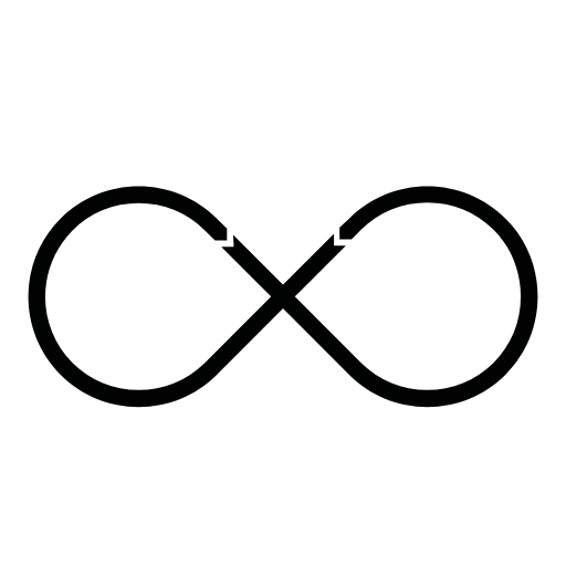 infinity symbol icon