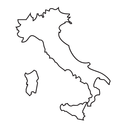italy map icon