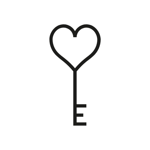 key heart icon