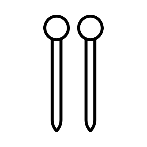 knitting needles icon