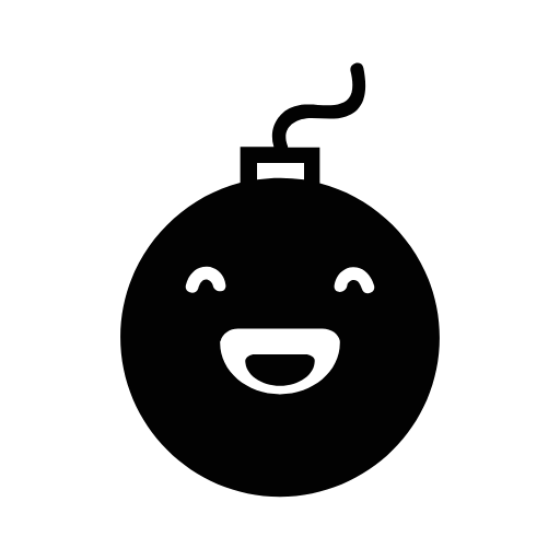 laughing bomb icon