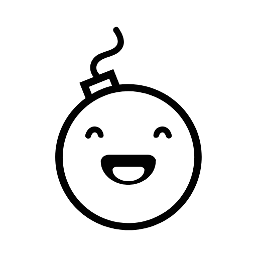 laughing bomb icon