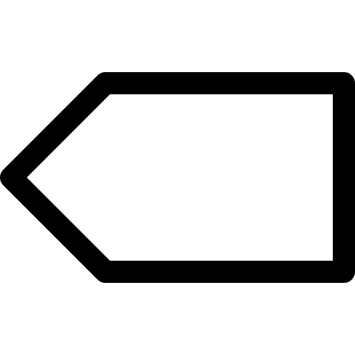 left sign icon