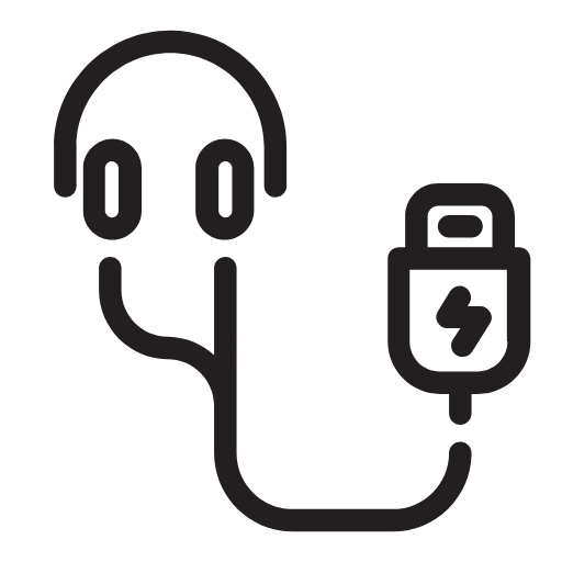 lightning headphones icon