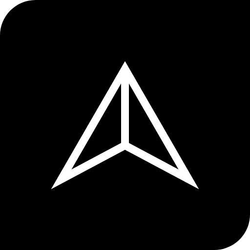 location pin arrow icon
